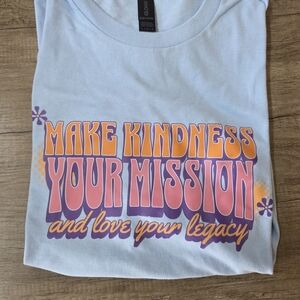 Graphic Short Sleeve Tee - Light Blue